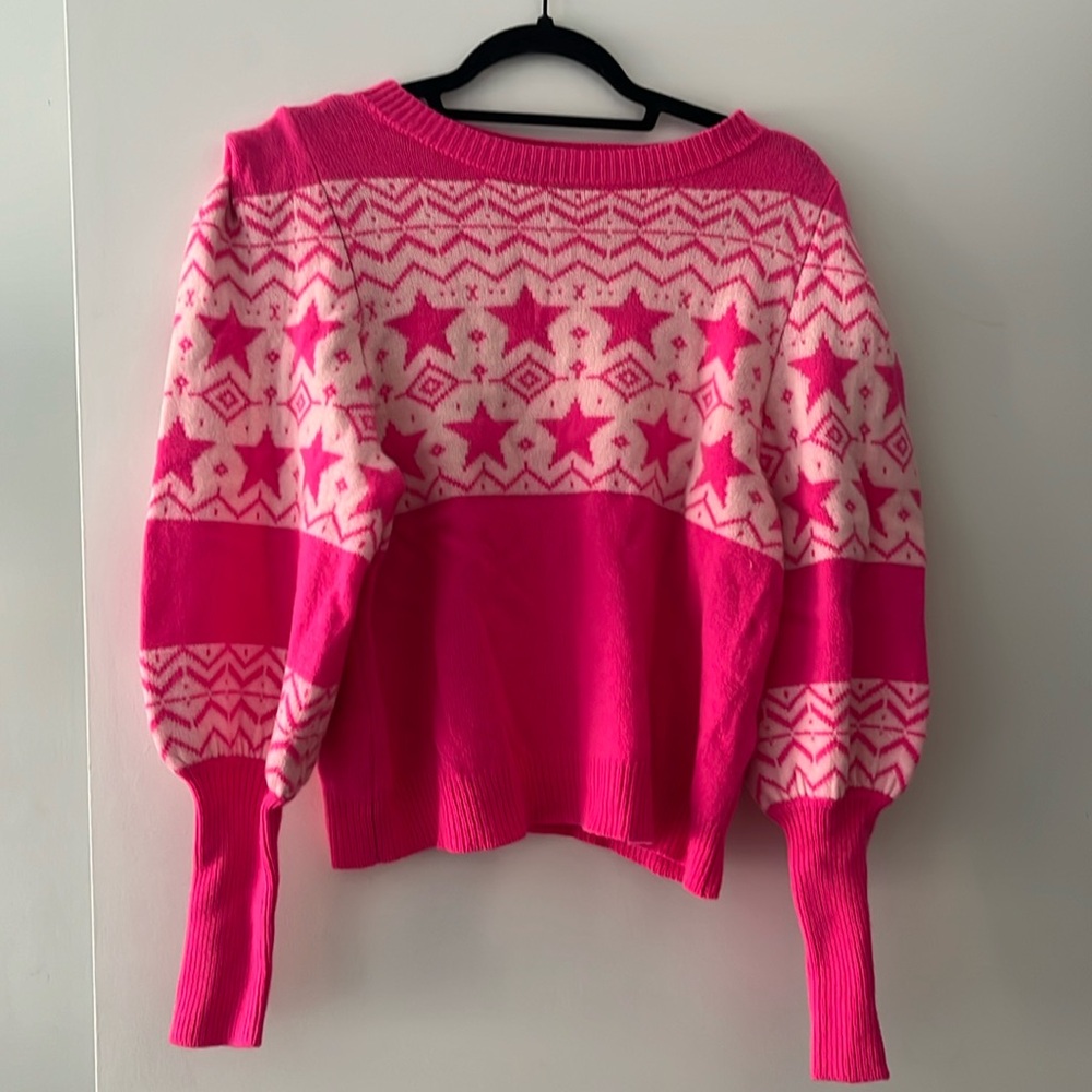 Generation Love Balloon Sleeve Cashmere Blend Sweater